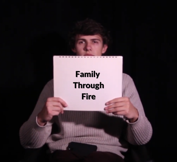 Student Patrick Janicek prepares for test shot.