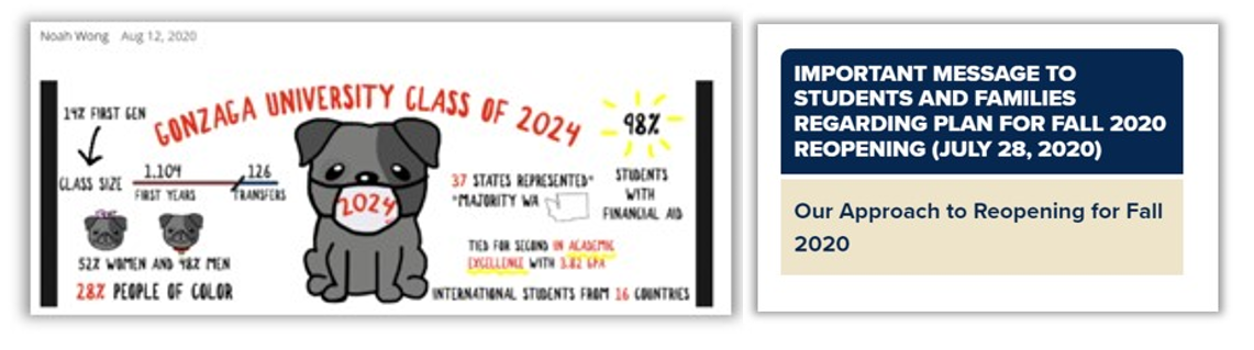 Graphic from 2020 about Fall plan