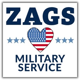 Zags Military Service logo