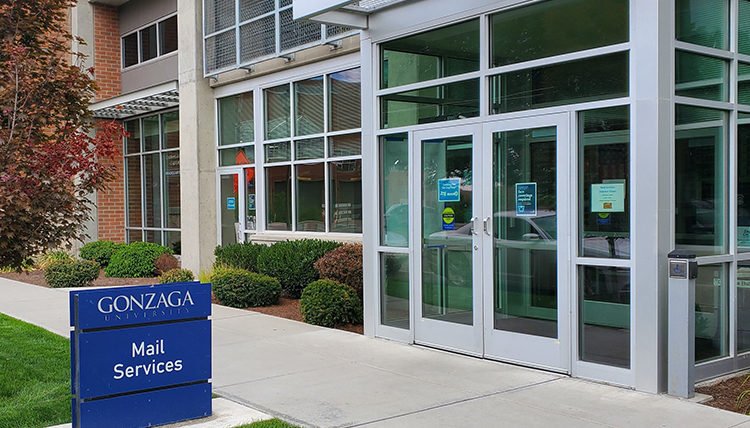 Front Entrance to Mail Services