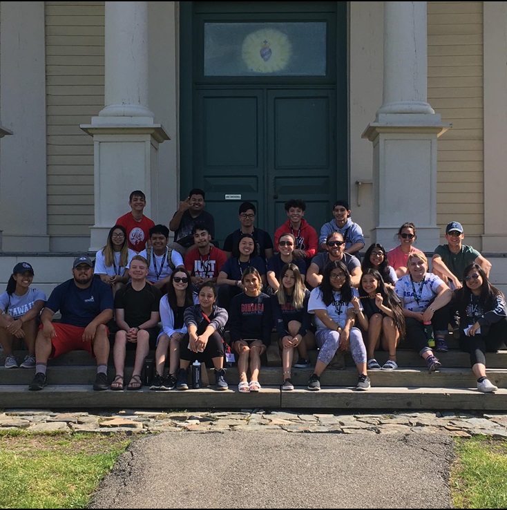 students at the Cataldo Mission