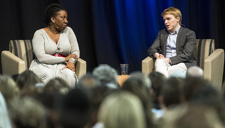 Tarana Burke and Ronan Farrow