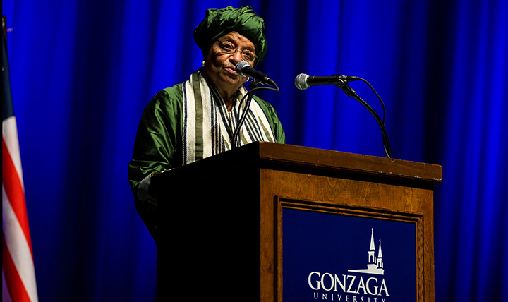 Liberian President Ellen Johnson Sirleaf