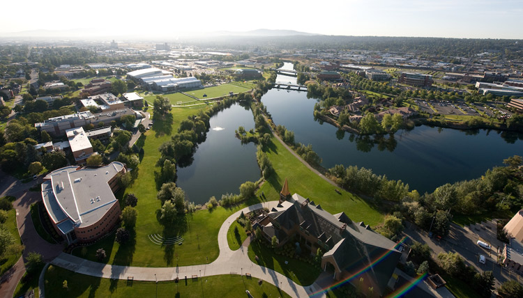 Aerial view of the Gonzaga Campus