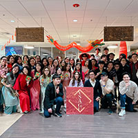 Group photo of the Vietnamese Student Association.