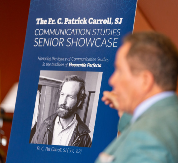 Event poster at the Carroll Showcase