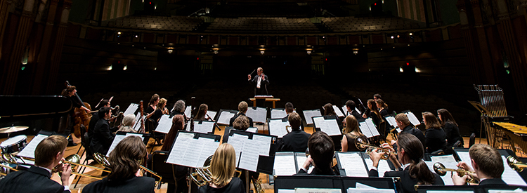 A Gonzaga Symphony Orchestra perforrmance.