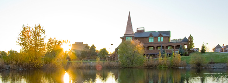 View of the Jundt Art Museum on the campus of Gonzaga.