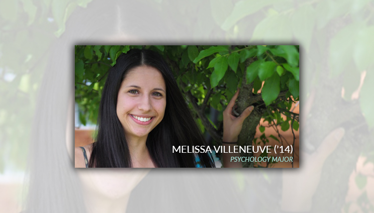Portrait of Melissa Villenenve, Psychology Department Alumni