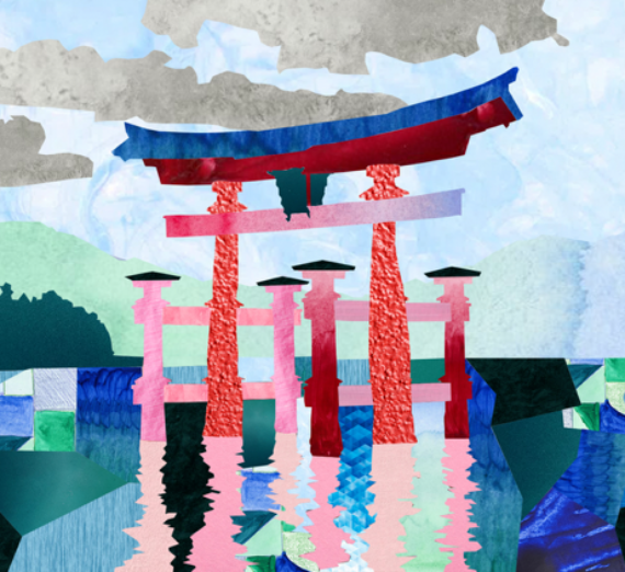 An example of student artwork. 