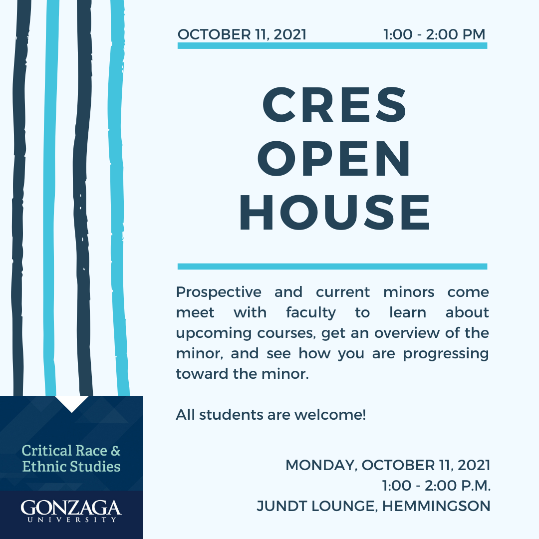 Department of Critical Race and Ethnic Studies Open House for Students