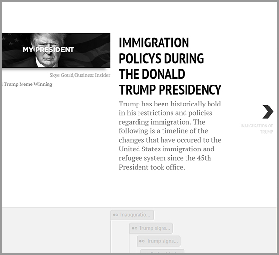 Immigration policy during the Donald Trump administration website