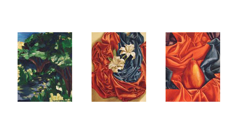 Gonzaga University Art Department Student Painting Samples