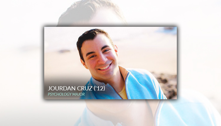 Portrait of Jourdan Cruz, Psychology Department Alumni 2012