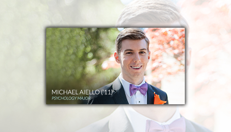 Portrait of Gonzaga Psychology Department 2011 graduate Michael Aiello