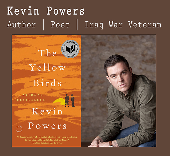 Kevin Powers, Iraq Veteran and author of Yellow Birds