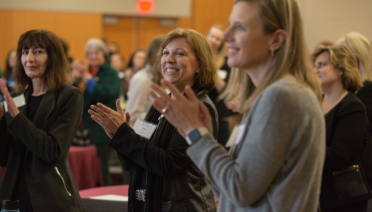 Women attend the first Women Lead Spokane conference on March 15 in the Hemmingson Center. 