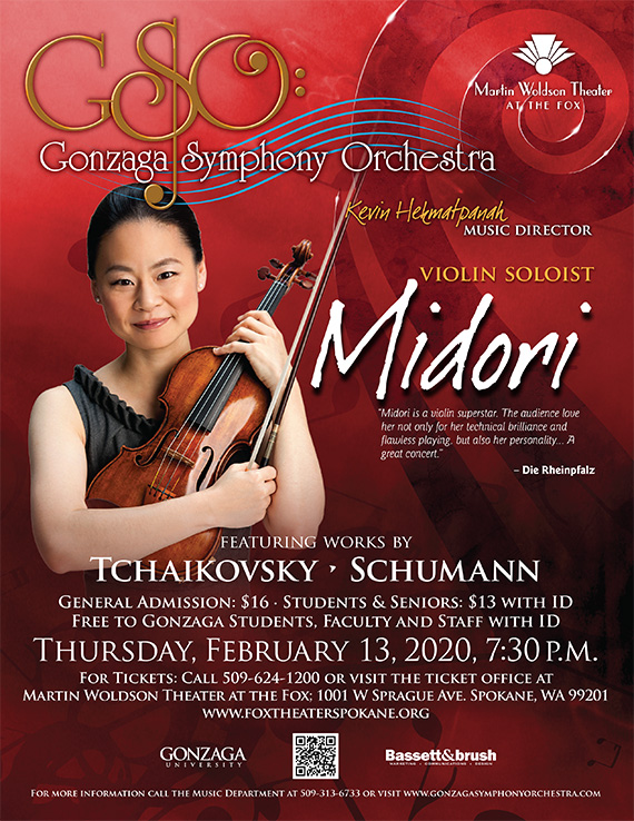 Midori Symphony Performance Poster