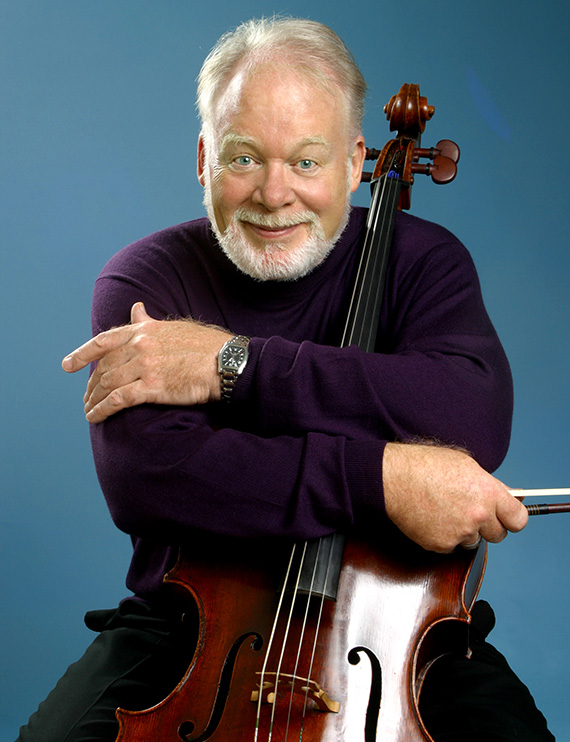 Portrait of Lynn Harrell, cello soloist