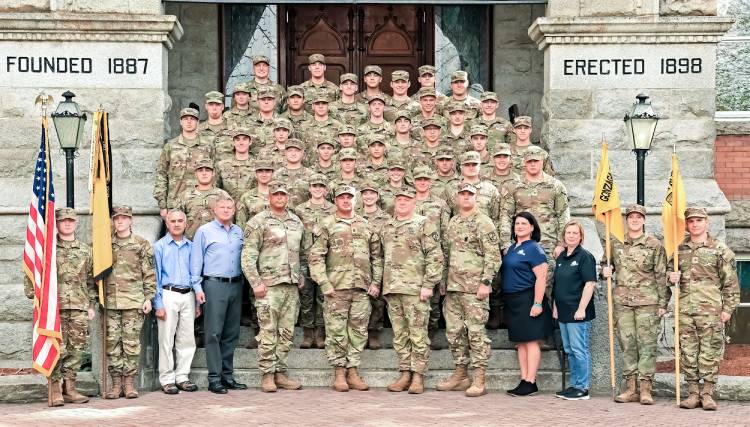 2022-2023 Cadre and Cadets of Gonzaga Univeristy ROTC Program