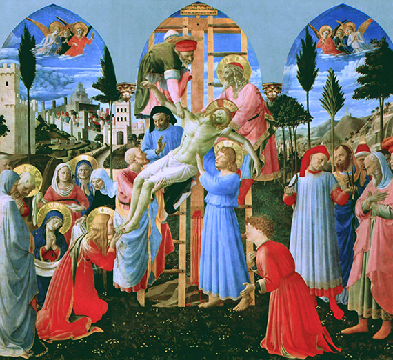 painting of the Deposition of Christ by the Italian Renaissance master Fra Angelico.