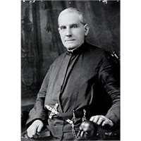 Black and white historic portrait of Father Joseph Cataldo.