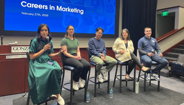 Careers in Marketing Panel Members Presenting