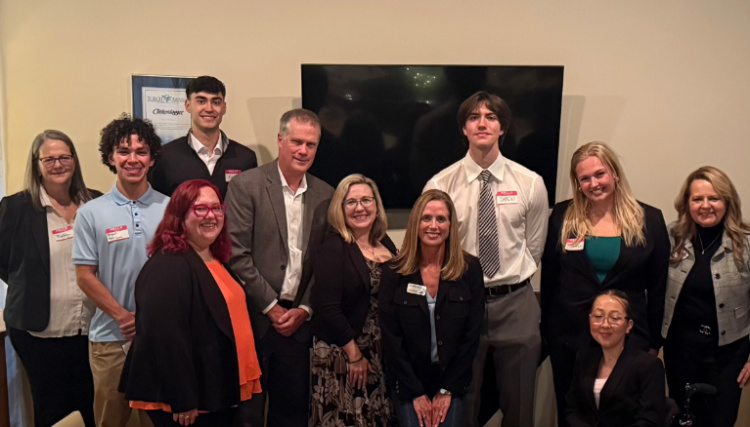 STCU President Ezra Eckhardt smiles into camera