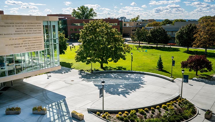Drone Image of Hemmingson and Campus