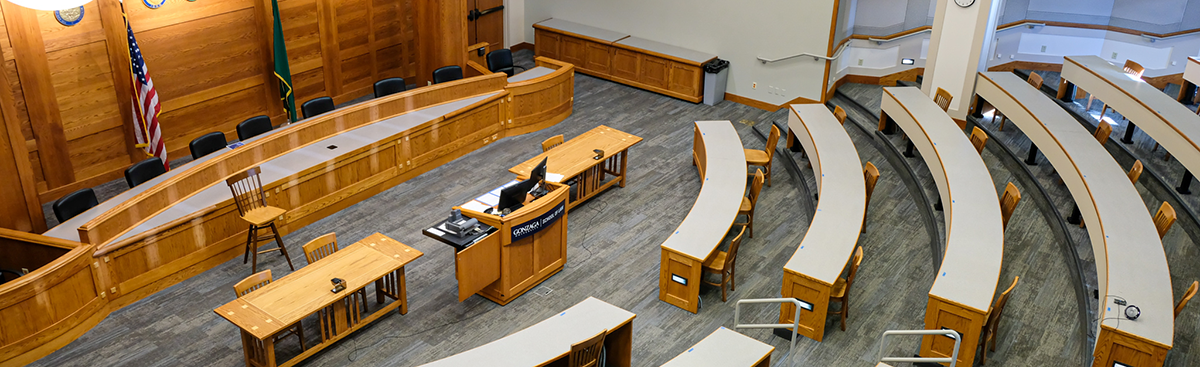 Courtroom from above