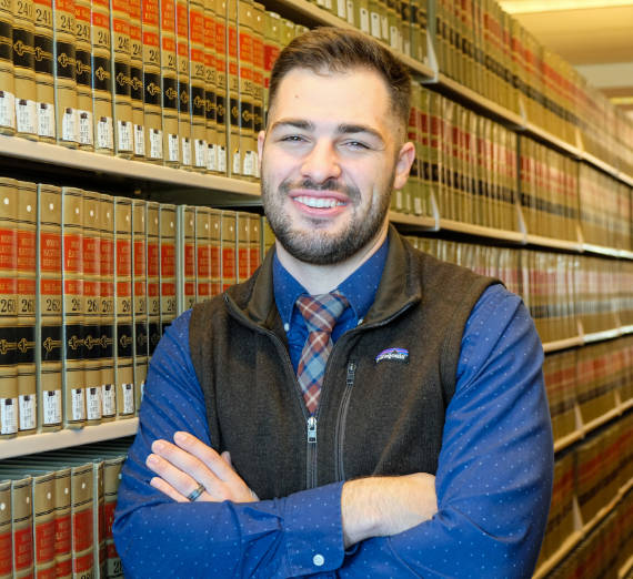 Portrait of Law School graduate Nate Elliott