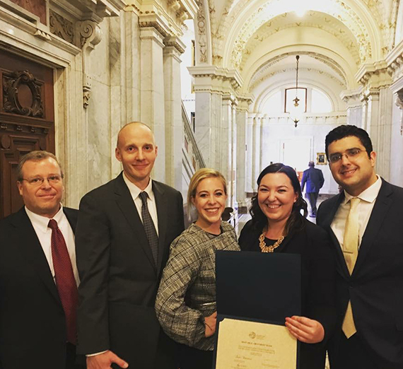 Group photo of Moot Court team in San Francisco