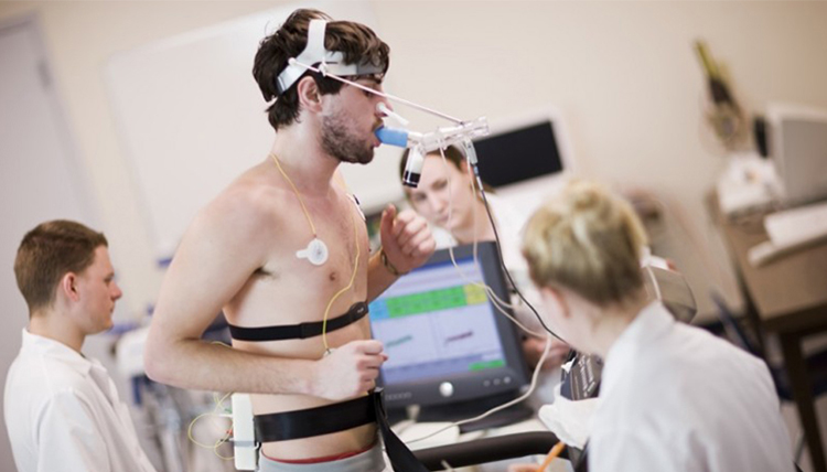 Runner in a Human Physiology lab