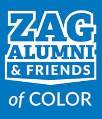Zag Alumni and Friends of Color Logo