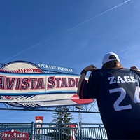 Avista Stadium, the Spokane Indians baseball field and individual wearing a jersey
