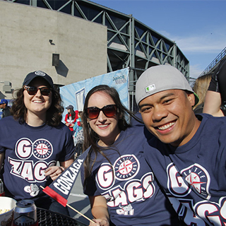 Gonzaga alumni and friends enjoy Zags Night at the Seattle Mariners event