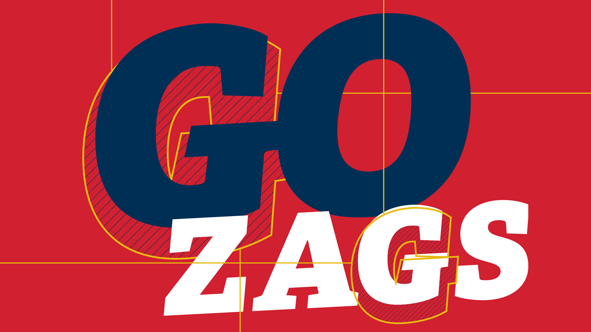 2023 Zags Cheer Card - Go Zags!