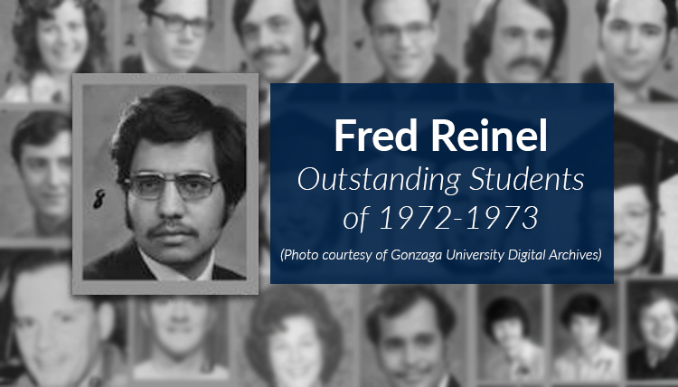 Fred Reinel, Outstanding student of 1972-1973