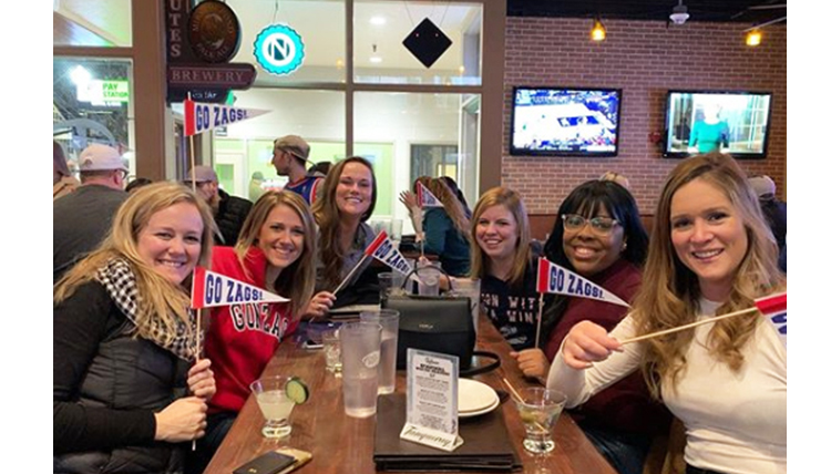 a group in Boise gathers at a pub