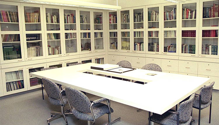 The Print Study Room in the Jundt Art Museum