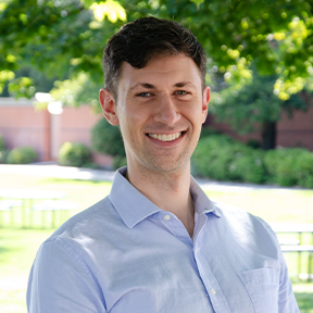 portrait shot of CCE staff member Dylan Jouliot