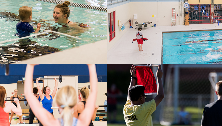 rfc student employees: swim instructor, lifeguard, fitness instructor, official