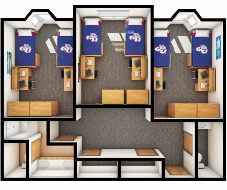 Dillon Hall Suite Layout