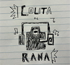 Line drawing of a logo and Colita Rana in text.