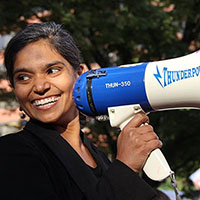 Portrait of Keya Chatterjee, Executive Director of USCAN