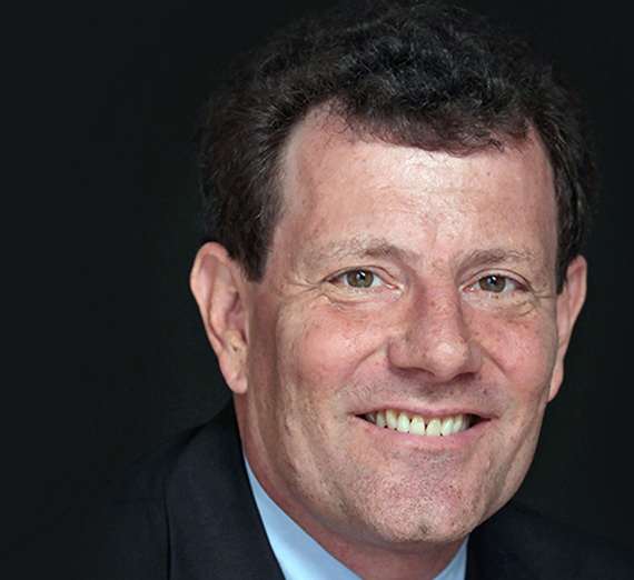 Portrait of Nicholas Kristof.