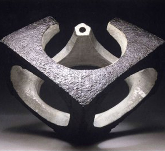 Abstract sculpture created by artist Chuck Owens