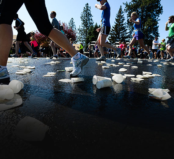 Runners during Bloomsday