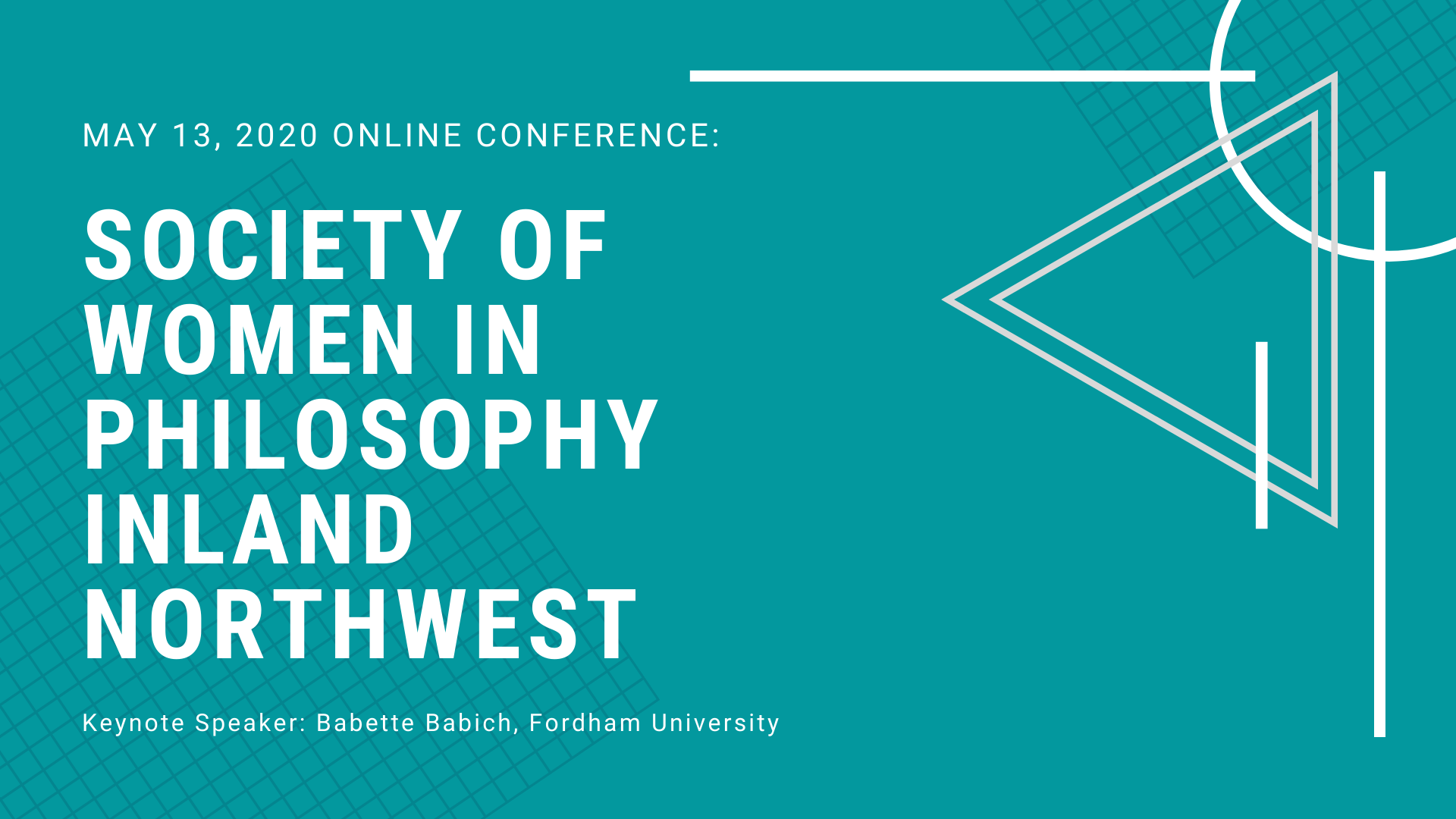 Graphic for society of women in philosophy inland northwest.