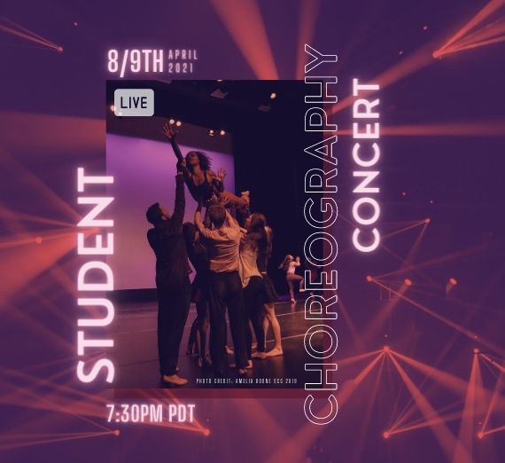 Student Choreography Concert 2021 Graphic